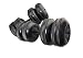 2017 NEW CB Sports Deluxe, Travel Dumbbells - Heavy Weight upto 55lb/25kg + FREE Extension Pole - Adjustable, Portable Dumbbells - Home Workout Equipment (Set of 2) FILL WITH WATER - BLACK