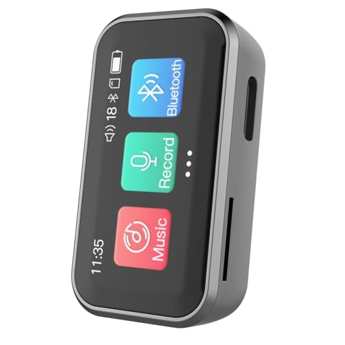 Écran Tactile Mini Bluetooth MP3 Clip HiFi Music Player Ebook Sports MP4