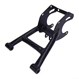 Brazo oscilante trasero de aleación de acero de alta dureza negro para ATV Go Kart motor de 4 ruedas, compatible con neumáticos de 6 pulgadas y 7 pulgadas, para componentes de bicicleta de 50 cc y 125
