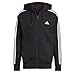 Produktbild Adidas Herren Essentials French Terry 3-Stripes Full-Zip Hoodie, Black/White, L