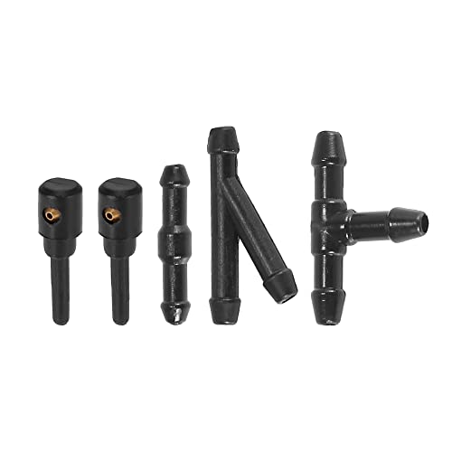 ACROPIX ウォッシャーノズル ワイパーウォッシャー リアワイパー 洗車用 車用 水噴霧 VWに対応 Golf 品番 30655605 3個コネクタ付き 1セット