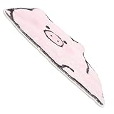 TOYANDONA Tapete Absorbente Antideslizante para Baño Estampado de Cerdo, Felpudo Pequeño de Poliéster para Entrada y Baño