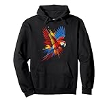 Photo Gallery parrot ara colorato pappagalli amante splash art scarlatto felpa con cappuccio Photo Gallery parrot ara colorato pappagalli amante splash art scarlatto felpa con cappuccio