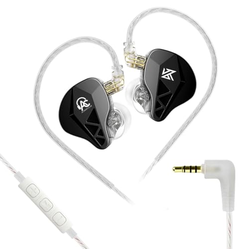 Image of AUDIOCULAR x KZ Beast HiFi Wired IEM Earphones, 10mm Dual Magnetic Dynamic Driver in-Ear Monitor, Wide Soundstage Bass, Detachable 2Pin Cable (3.5 Black)