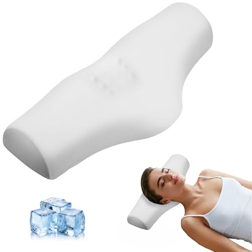 Almohada de espuma viscoelástica para masaje de cuello miniatura 1