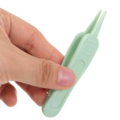 Image of LALAFINA Baby Nose Cleaner Precision Tweezers with Round Soft Tips Infant Booger Remover for Safe Nasal Care and Comfortable Breathing