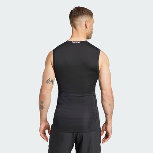 T-shirt sans manches compression adidas Techfit noir taille 3XL - 5