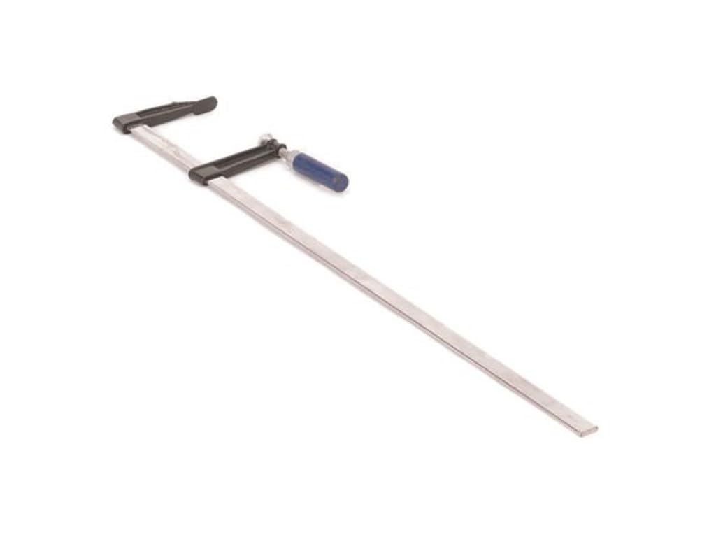 Toolland F Clamp, 1000 x 120 mm, 2000 g, mango ergonómico, azul