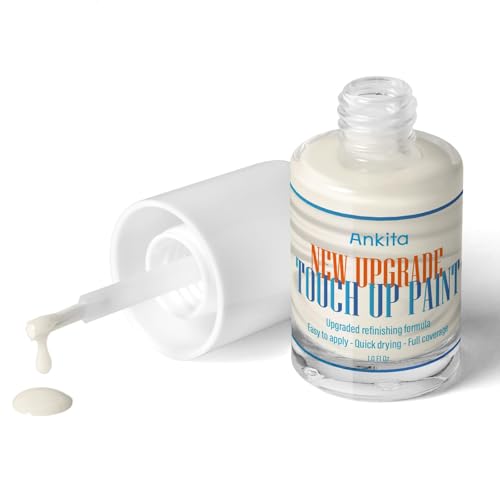 Porcelain Sink Touch Up Paint, High-Gloss Porcelain Repair Kit White & Appliance Paint for Chips, Scratches, Cracks and Spots on Enamel, Acrylic, porcelain,...