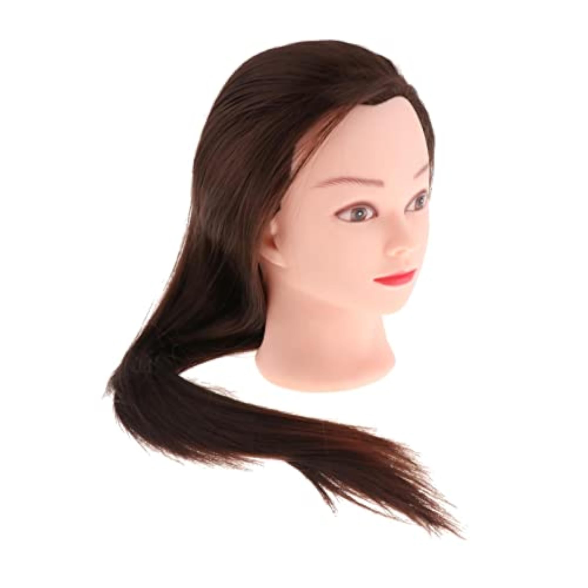 Cosmetology Mannequin Head Hairdresser Training Head Brown