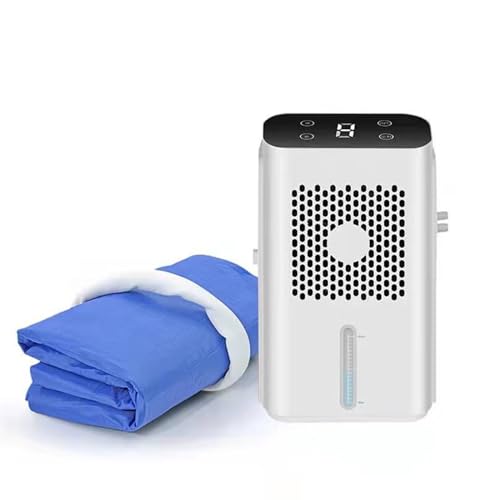ANGDI Wassergekühlte Matratze, Bettkühlsystem, Matratzenkühler mit LCD-Display, tragbarer Bettkühler mit leiser Wasserpumpe for die Kühlung im Sommer und optimierten Schlaf (63 x 27,6 Zoll)