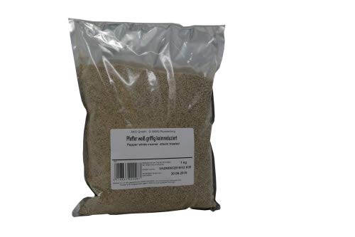 Pfeffer weiß griffig gemahlen, 1kg