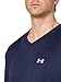 Under Armour Men's Velocity 2.0 Short Sleeve V Neck T Shirt, (410) Midnight Navy / / Mod Gray, XX-Large