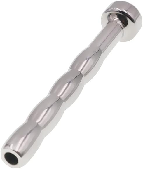 Short Sex Toys Stainless Steel Urethral Sounds Metal Penis Plug with Multi Beads Dilator Sex Toy Masturbation Rod Stimulation for Men(8mm)