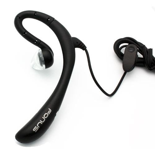 Auricular mono con micrófono cable 3.5mm negro miniatura 7