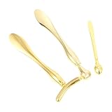 Bastoncino Occhi in Lega di Zinco Oro, Applicatore Crema