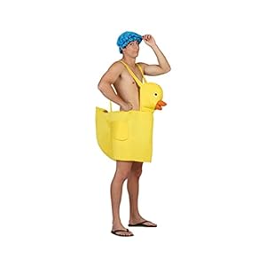 Atosa disfraz patito amarillo adulto M