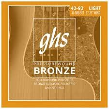 GHS Strings BASS, PRESSW BRZ, UNIV, LIGHT