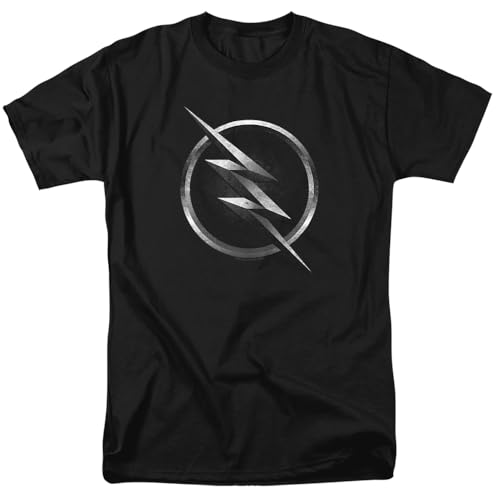 Popfunk The Flash TV Series Zoom Logo T-Shirt (Large) Black
