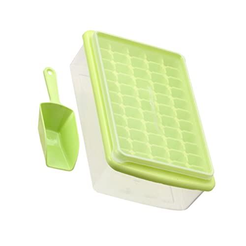 Molde para cubitos de hielo plástico con tapa y pinzas miniatura 1