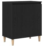 Aparador Chic de Roble Negro para Almacenamiento en Comedor y Sala de Estar con Espacio Amplio Hecho de Madera Maciza Elaborada Muebles Decorativos Modernos Gabinete Amplio Soluciones para el Hogar
