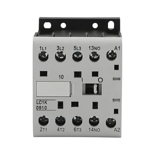 Contacteur AC/DC 6A CJX2-K0601 bobine DC 110V tripolaire rail DIN mini contacteur inverseur