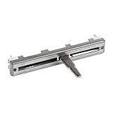 Lecreatekit Potentiomètre à glissière droite pour DJM 350 400 600 700 800 2000 60 mm Argenté 60 mm