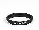 42 mm - 40,5 mm Filter Adapter Step-Down Adapter Filteradapter Step Down 42-40,5
