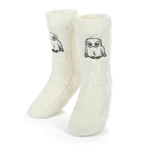 Harry Potter Kuschelsocken Hedwig Weiß - Flauschige...
