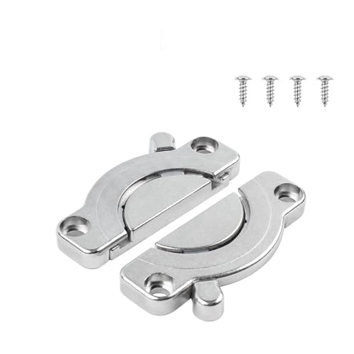 Verrous de table pliables x10 - Charnière robuste pour bureau et fixation de planche
