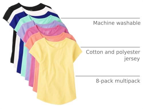Image of The Children's Place Girls Short Sleeve High Low Tee