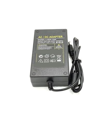 Adaptador de corriente de 12V 6A y transformador estable para tiras LED 4