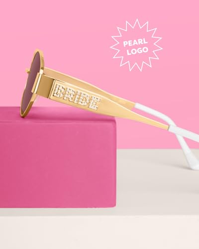 xo, Fetti Gold Metal Bride Sunglasses | Bachelorette Party Pearl Sunnies, Engagement Decorations, Bridal Shower Accessory, Bach Supplies, Bridesmaid Favors, Bride To Be Gift2