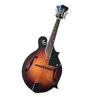 This mandolin instrument uses the This mandolin instrument uses good tuning pegs and materials, with a simple design and good appearance. Exquisite design, appealing appearance, durable in use,strings are not easy to break. fingerboard and bridge, sm...