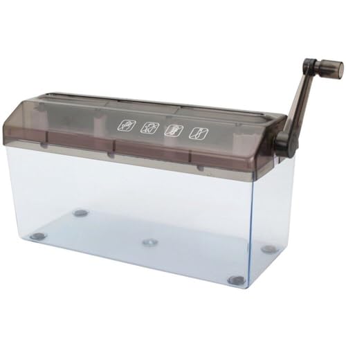 Destructeur papier A4 compact mini broyeur manuel pour document de bureau