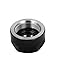 uxcell a14091700ux0104 CNC Milling Chuck Holder Lathe ER20 Black Collet Clamping Nut (Pack of 1)