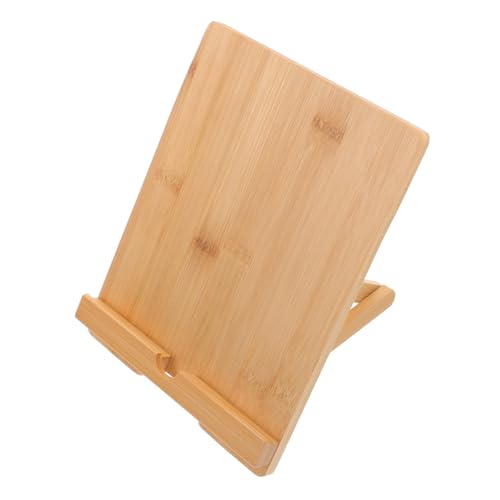 FUNOMOCYA Restaurant Menu Holder Stand Bamboo Tabletop Sign Stand Sturdy and Easy to Maintain Versatile for Multiple Uses
