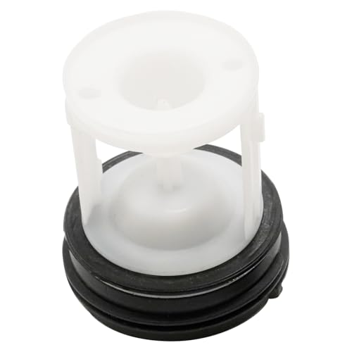 Hoypeyfiy 2 PCS Flusensieb Sieb Flusensiebeinsatz, Verlängerung der Lebensdauer der Gerät, Ersatz für Bauknecht Ersatz für Whirlpool 481248058385 Indesit C00312342