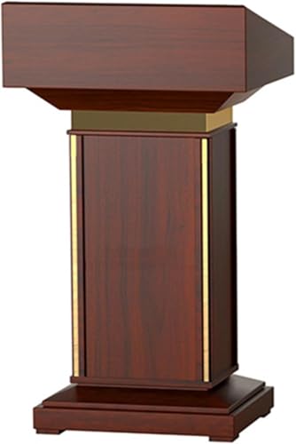 Heavy-Duty Antique Wooden Podium (Teak) with free Mic for confere...