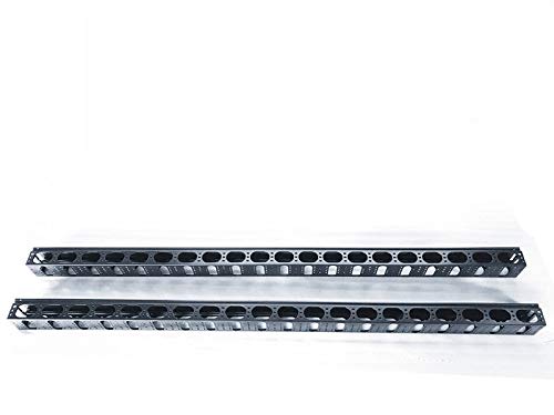 RAISING ELECTRONICS 42 U Vertical Steel Cable Manager for Servers Racks Cabinets one Piece