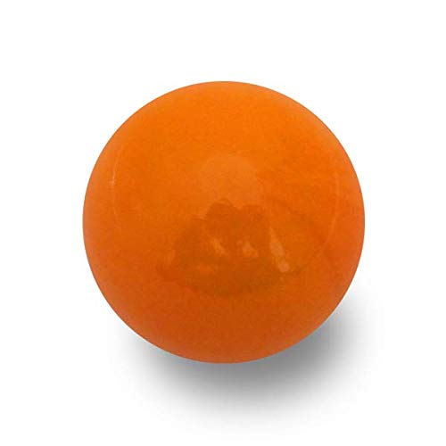 MesBilles - Lot De 4 Calots Billes Perle Orange En Verre - Diamètre 25 Mm - Pour Création Bijoux, Déco