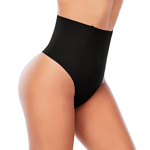 Image of Womens Thong Shapewear Mid to High Waisted Shaper Thong WN0017