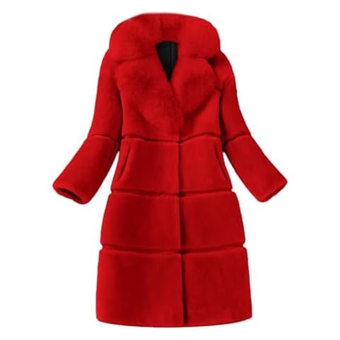 Manteau synthétique femme - Rouge Cover