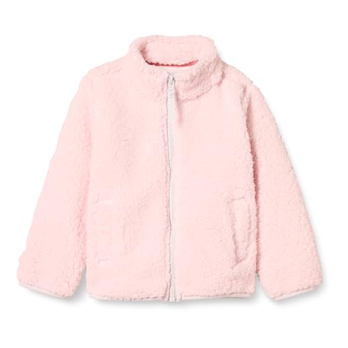 Image of Amazon Essentials Girls and Toddlers' Sherpa Fleece Full-Zip Jacket, Fleece Lined