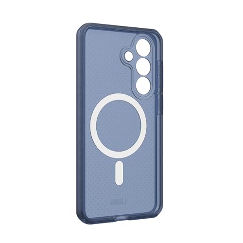 Image of Urban Armor Gear UAG [U] Dot Rugged Military Grade Dropproof Impact Resistant Protective Case /Cover Designed for Galaxy S25 FE 5G (2025), Magnetic Charging Compatible - Cloud Blue
