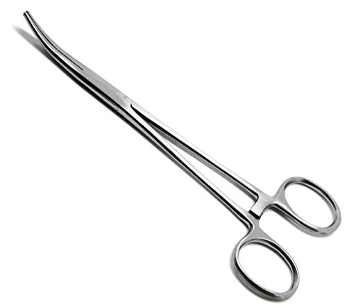 3× Rankin Crile Hemostat Forceps Curved 6.25