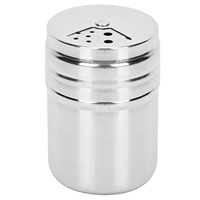 Stainless Steel Seasoning Jar Salt Pot Kitchen Seasoning Can with Storage Bag Outdoor Camping BBQ Essential Tool for Home Kitchen and Outdoor Activities Material Oxford Cloth and