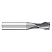 Fullerton Tool 92255 3mm 2 Flute Solid Carbide TiAlN Single End Square End Mill