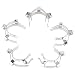 Labasics Metal Joint Clips, 5 pcs 24 mm Lab Keck Clamp #24 Keck Clips for 24/40 24/29 Glass Ground Joint Lab Accessory