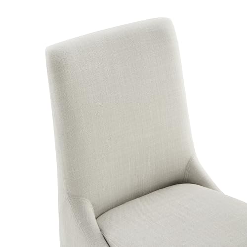 KISLOT Modern Dining Chair Set of 2 Upholstered Performance Fabric Mid Century Comfy Armlesschair for Kitchen Living Room,1 Box by KISLOT - Used condition - Image 3